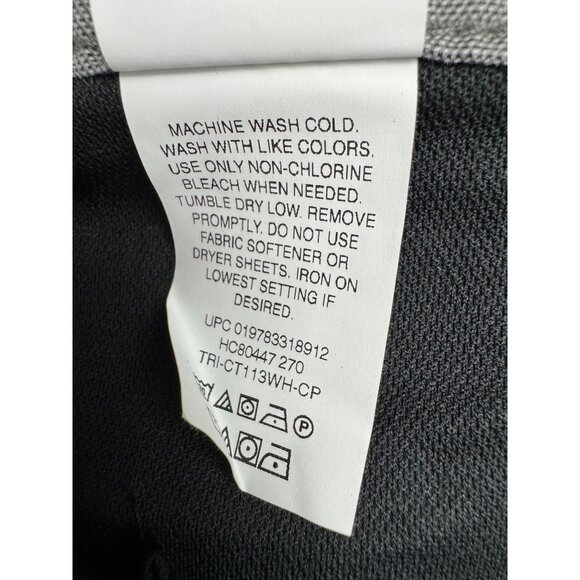 Haggar Mens Slim-Straight City Flex Pants Gray 32x32 Dinner Casual Cocktails - Picture 7 of 12